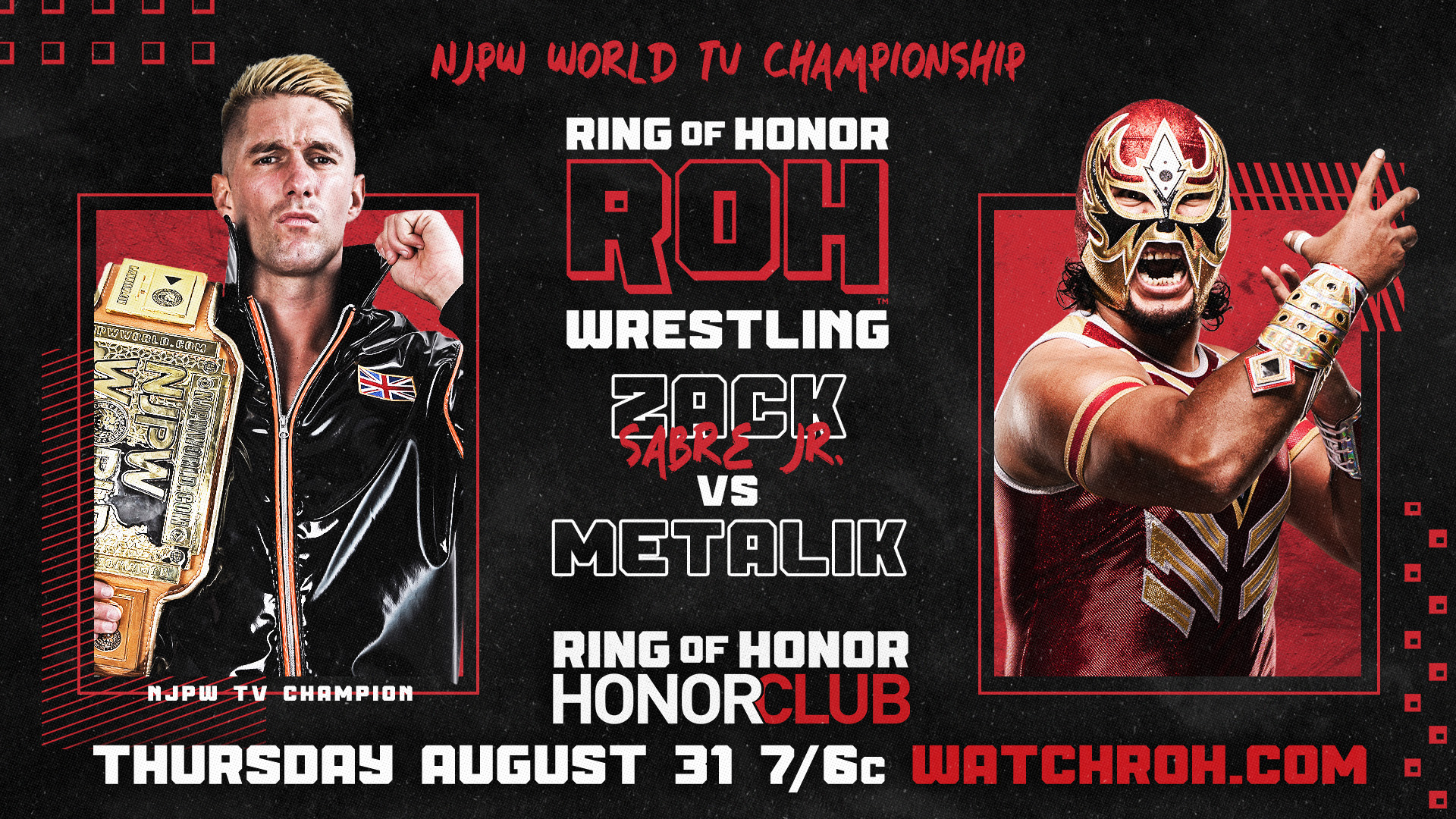 Ring of Honor TV live results: Zack Sabre Jr. vs. Metalik title defense