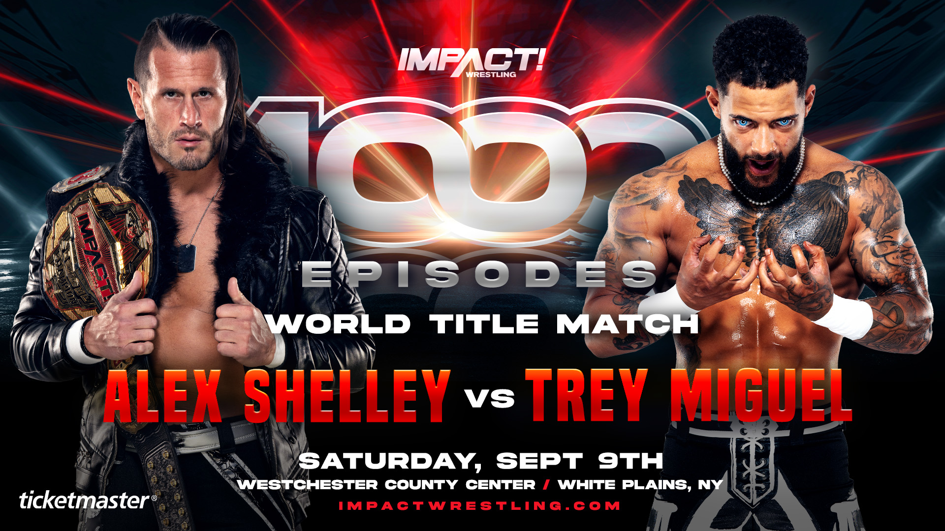Alex Shelley vs. Trey Miguel, Gail Kim & Awesome Kong tag match added to Impact 1000