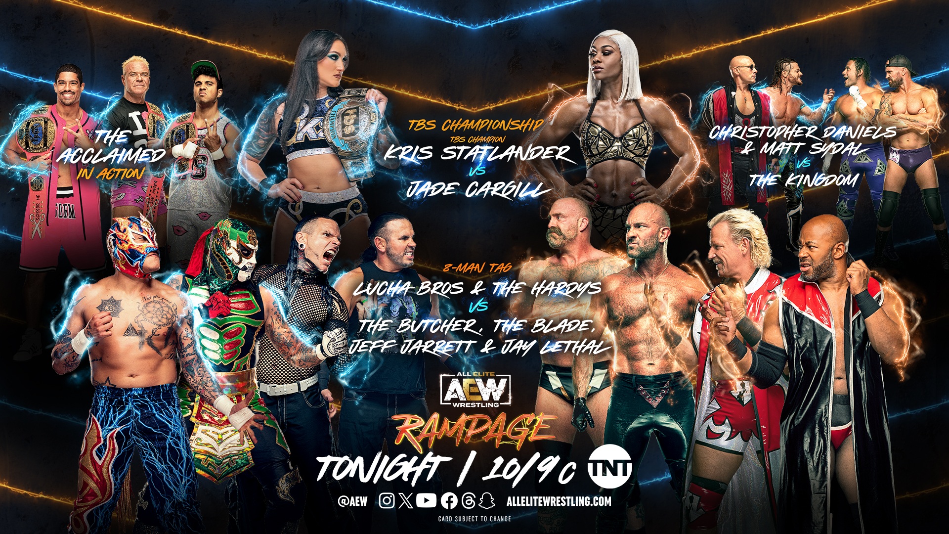 AEW Rampage live results: Kris Statlander vs. Jade Cargill TBS title match