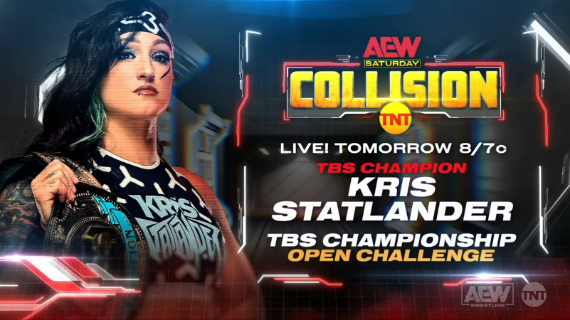 Kris Statlander TBS title open challenge added to AEW Collision