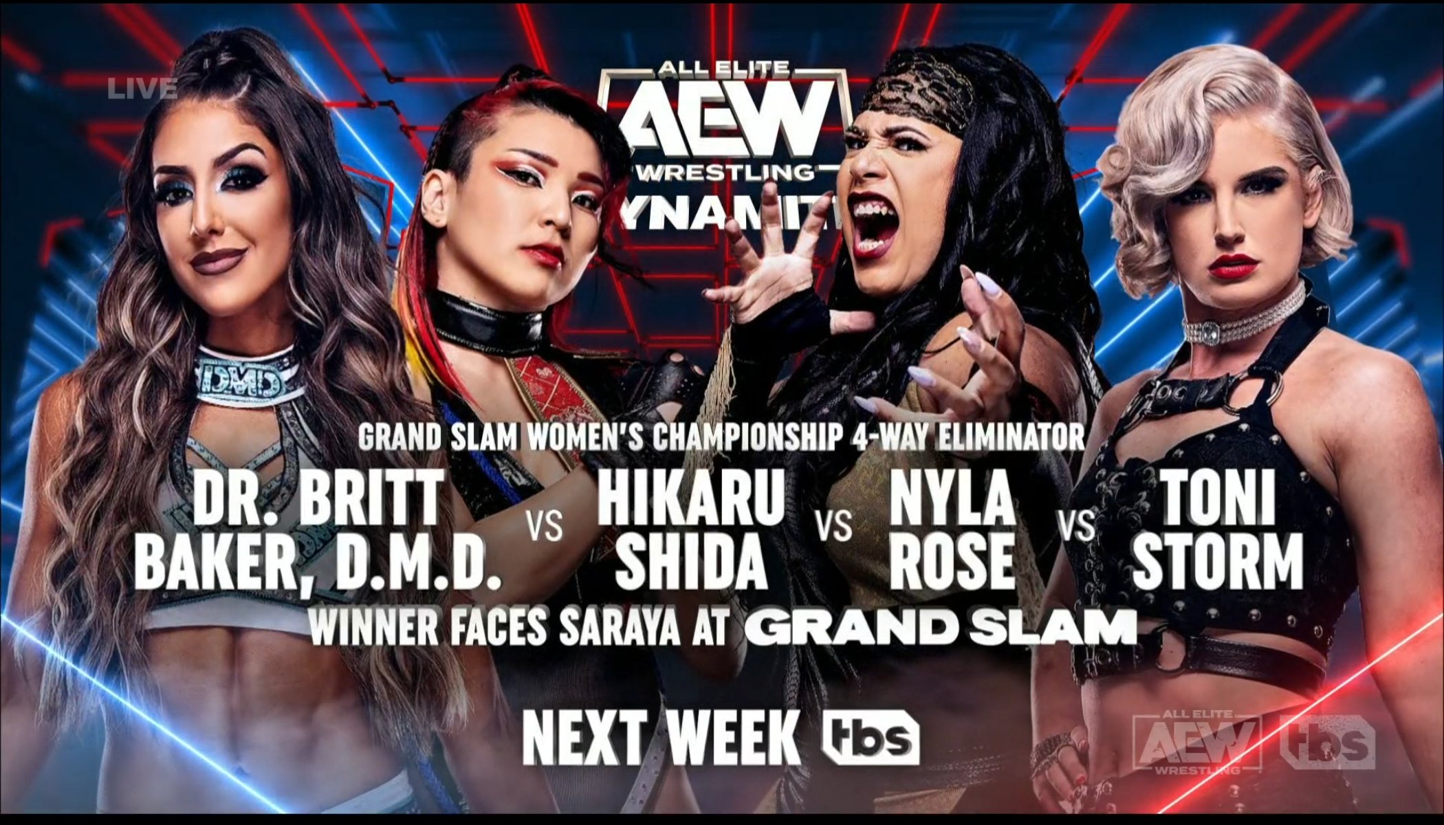 Four-way Women’s title eliminator set for next week’s AEW Dynamite