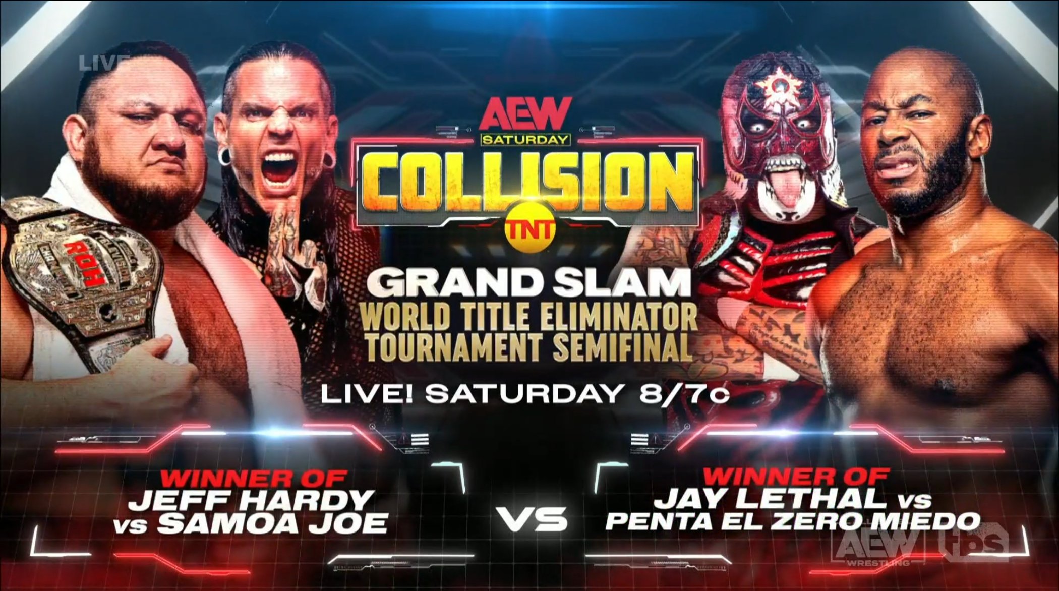 Three matches, three promos announced for AEW Collision
