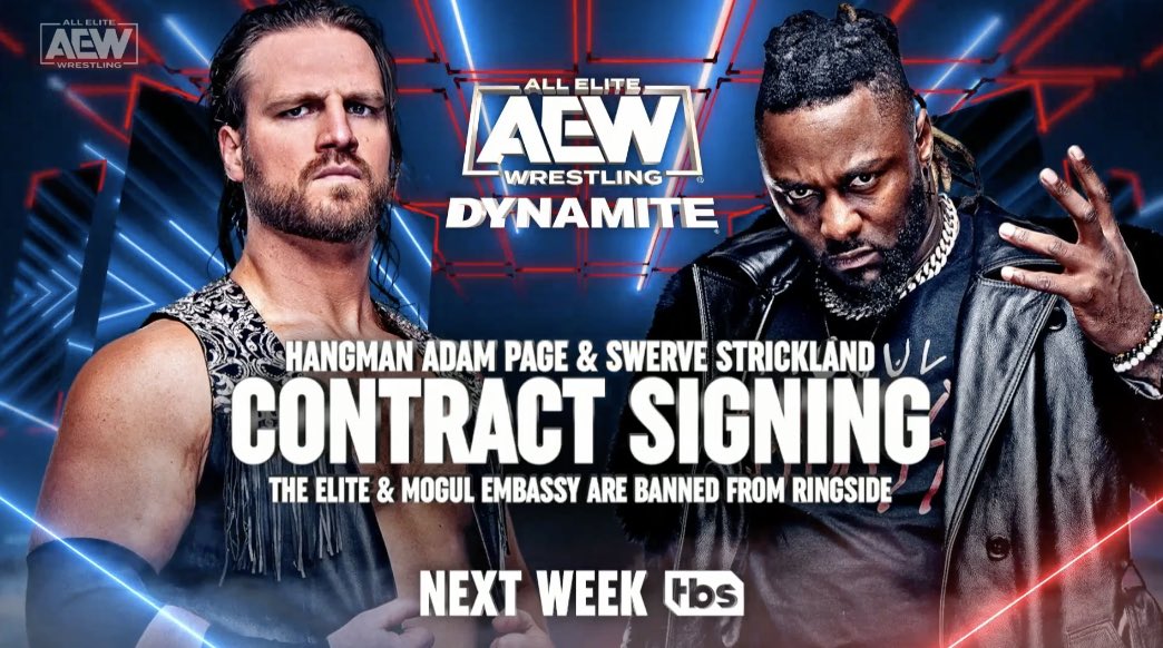 WrestleDream contract signing announced for next AEW Dynamite