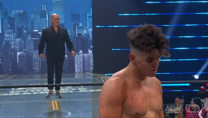 Sammy Guevara turns on Chris Jericho at AEW Dynamite Grand Slam