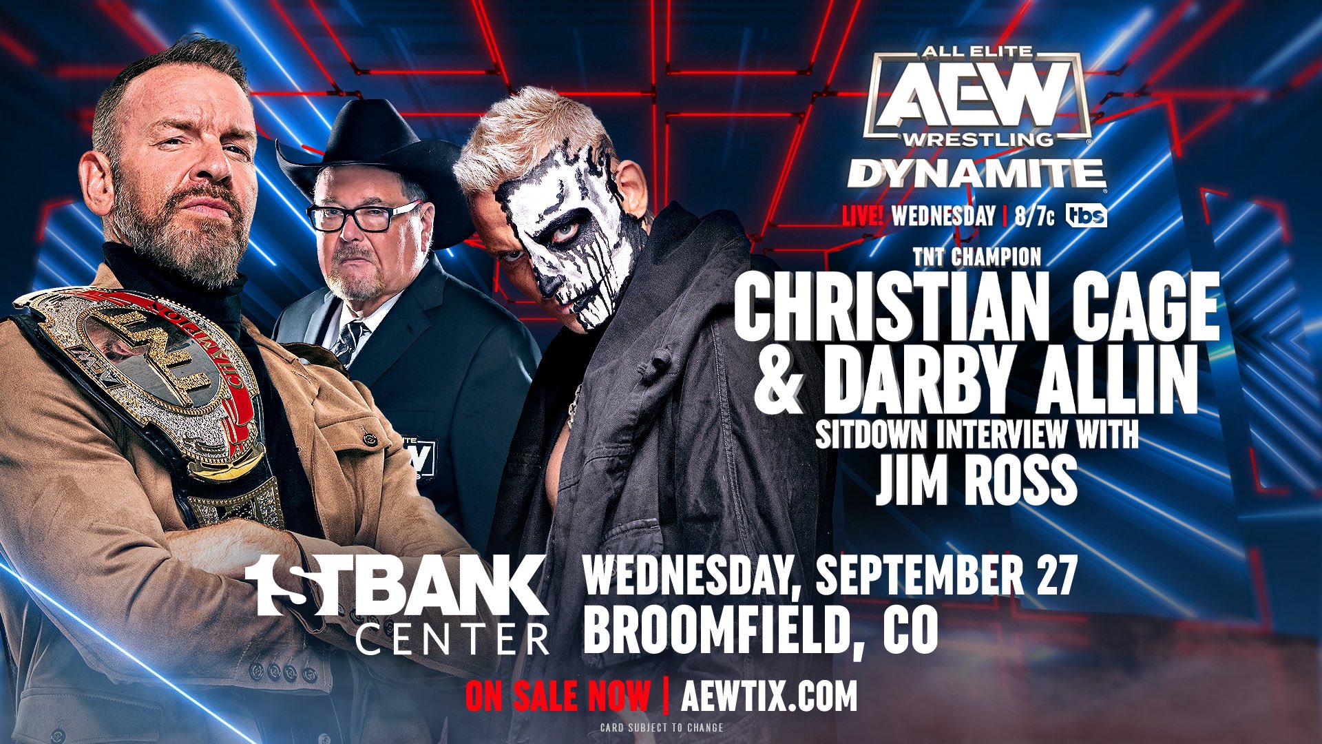 Christian Cage, Darby Allin interview with Jim Ross set for AEW Dynamite