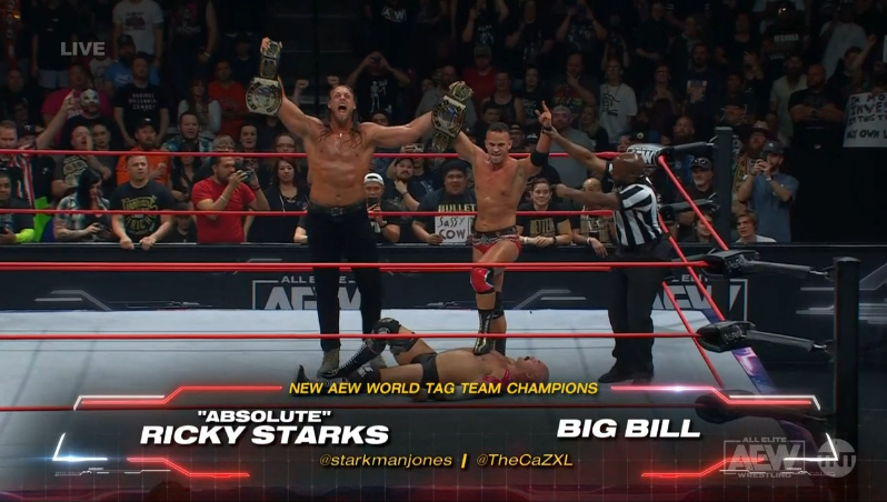 Ricky Starks & Big Bill win AEW Tag Team titles on Collision