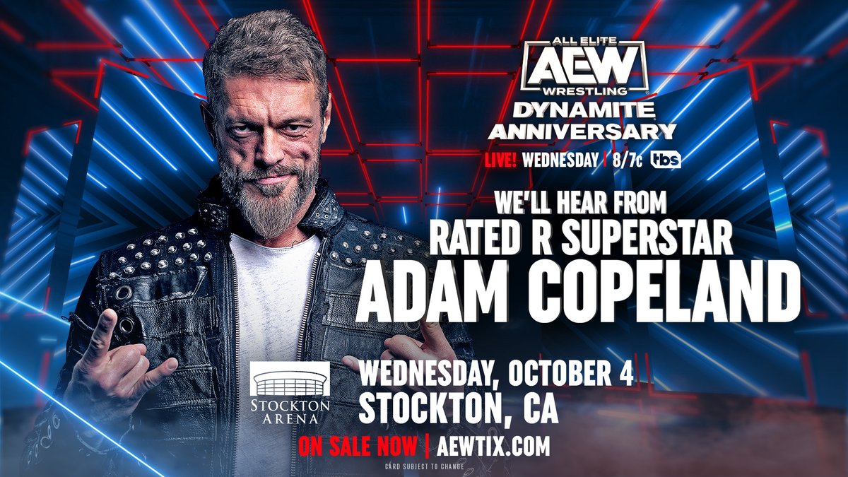 AEW Dynamite Anniversary live results: Adam Copeland debut promo