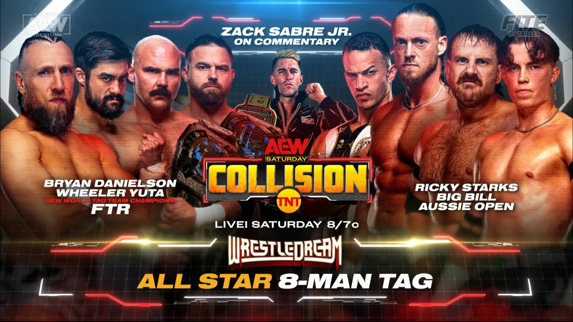 All Star eight-man tag match set for AEW Collision
