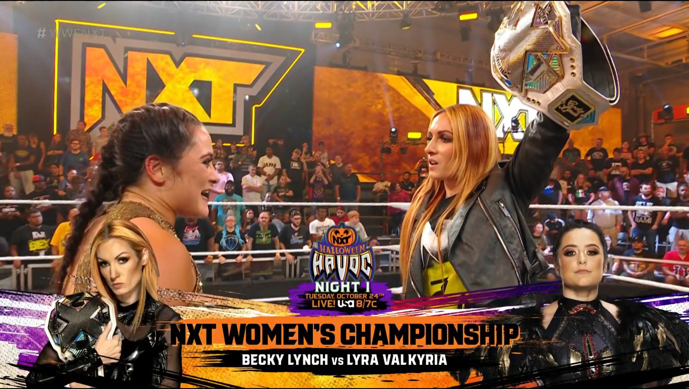 Women’s title match set for WWE NXT Halloween Havoc night one