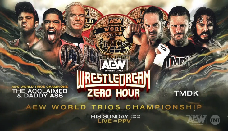 Trios Championship match official for AEW WrestleDream Zero Hour
