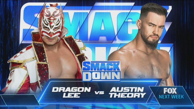 Dragon Lee match announced for next week’s WWE SmackDown