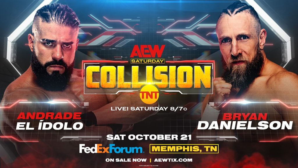 Bryan Danielson vs. Andrade El Idolo added to AEW Collision
