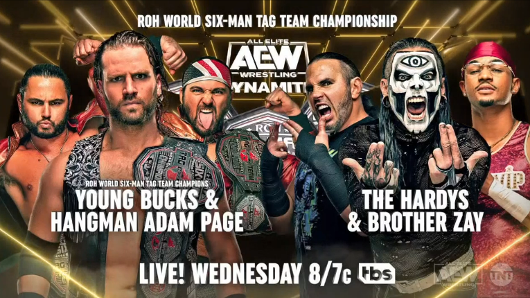The Elite to defend ROH Six-Man Tag titles on AEW Dynamite