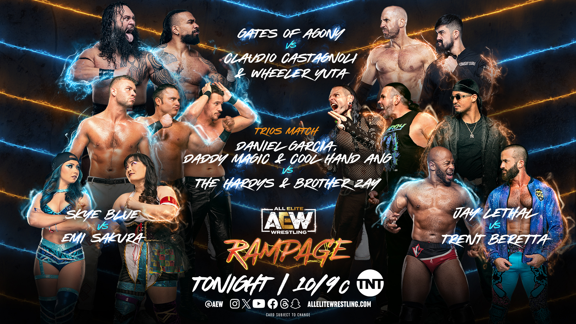 AEW Rampage live results: Castagnoli & Yuta vs. Gates of Agony