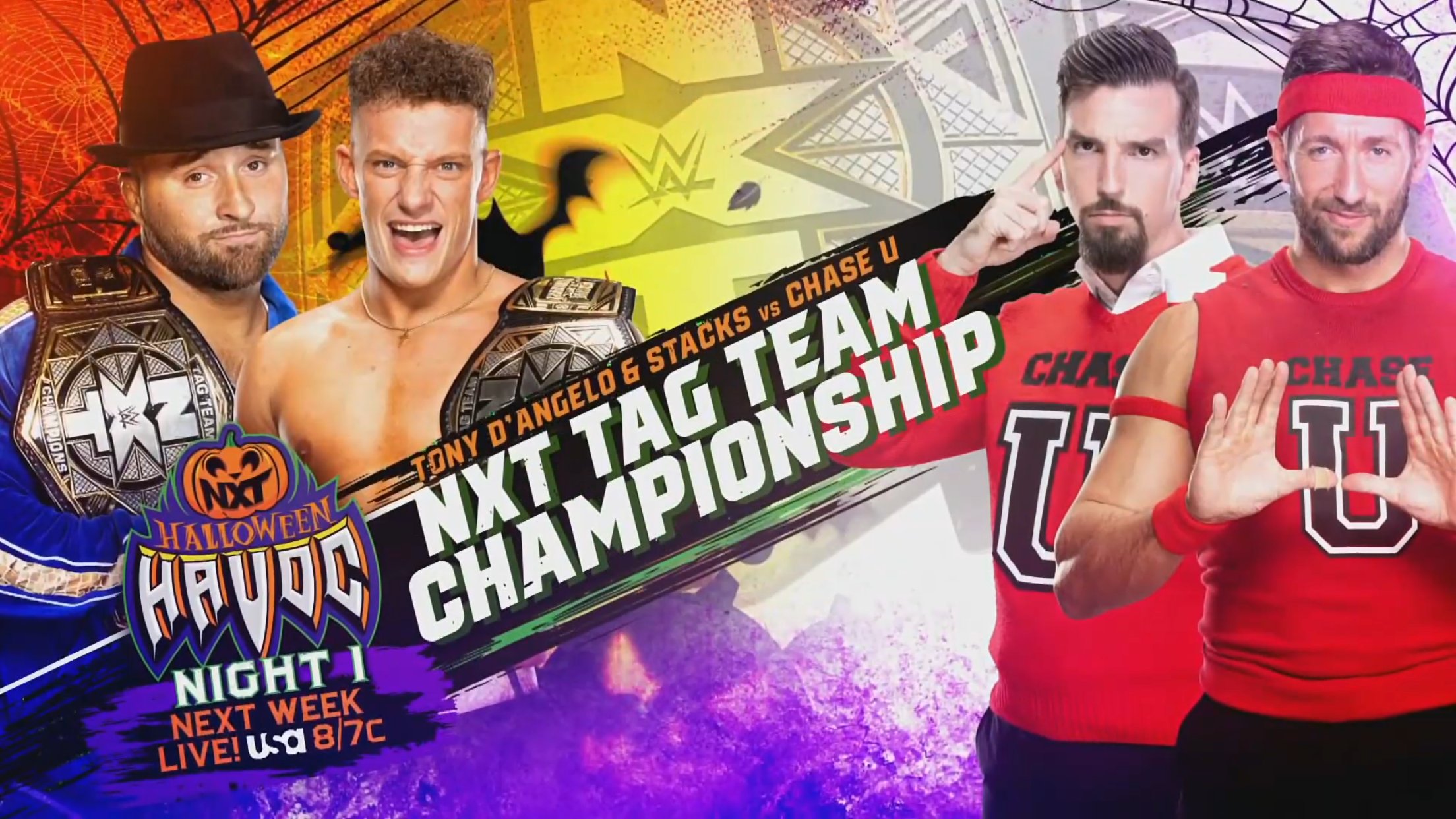 Tag Team title match official for NXT Halloween Havoc night one