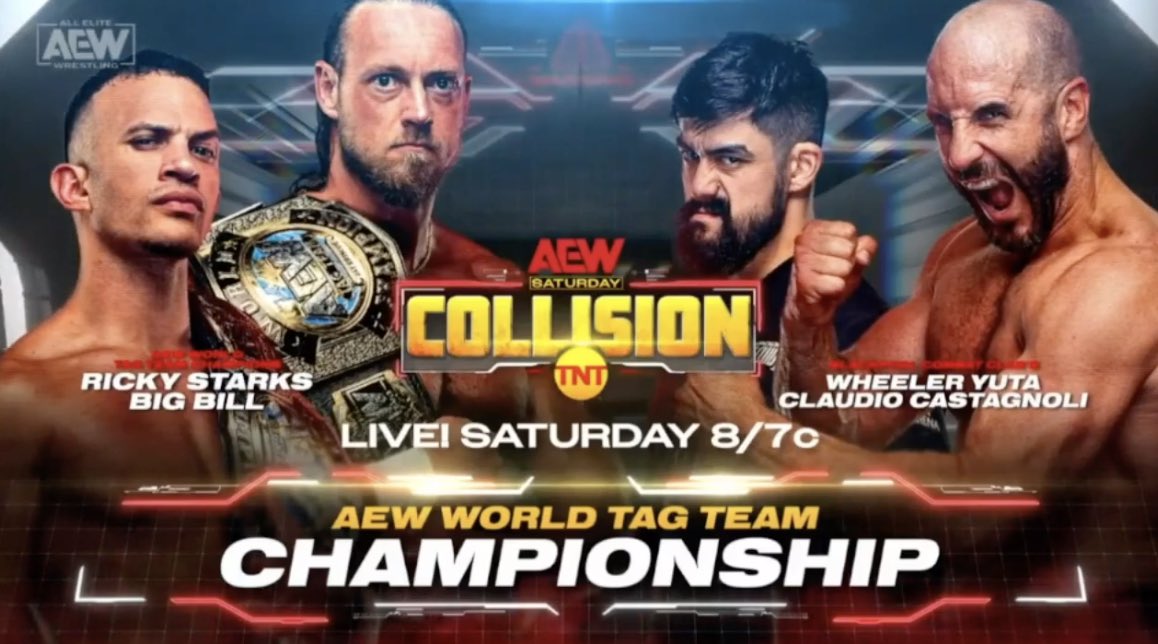 Tag Team Championship match announced for AEW Collision