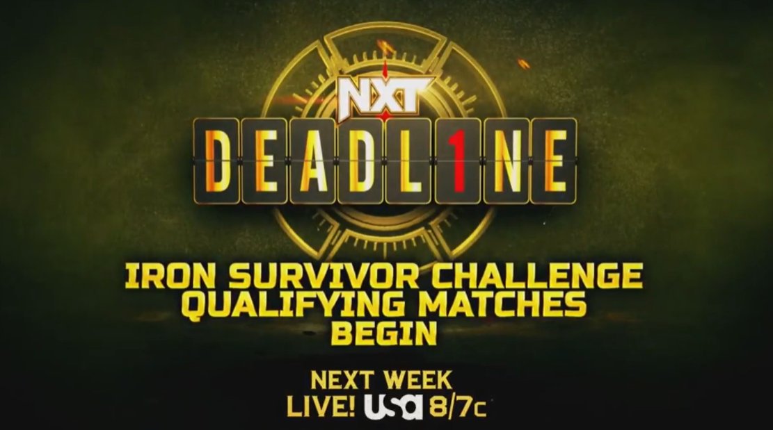 Iron Survivor Challenge to return at WWE NXT Deadline