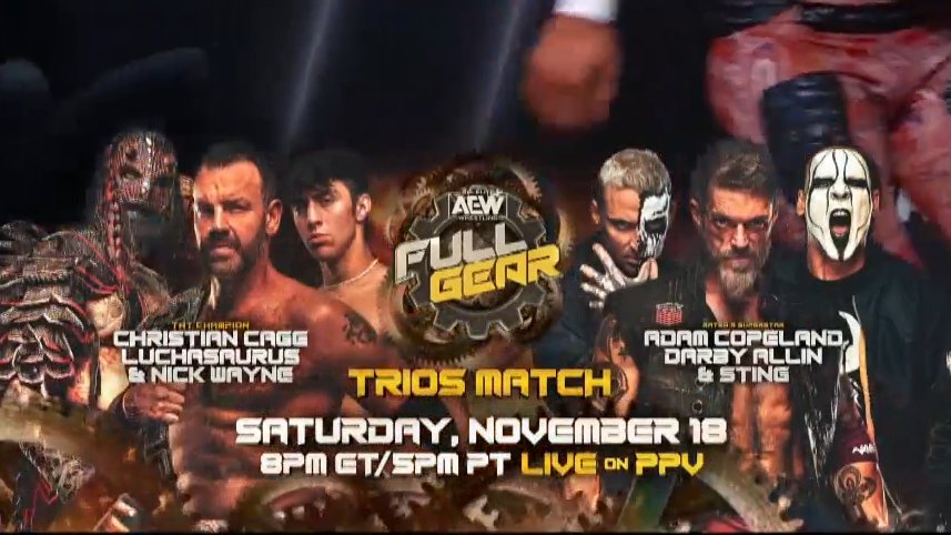 Three new matches announced for AEW Full Gear