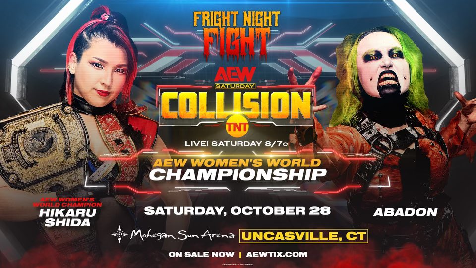 Fright Night Fight, more matches official for AEW Collision