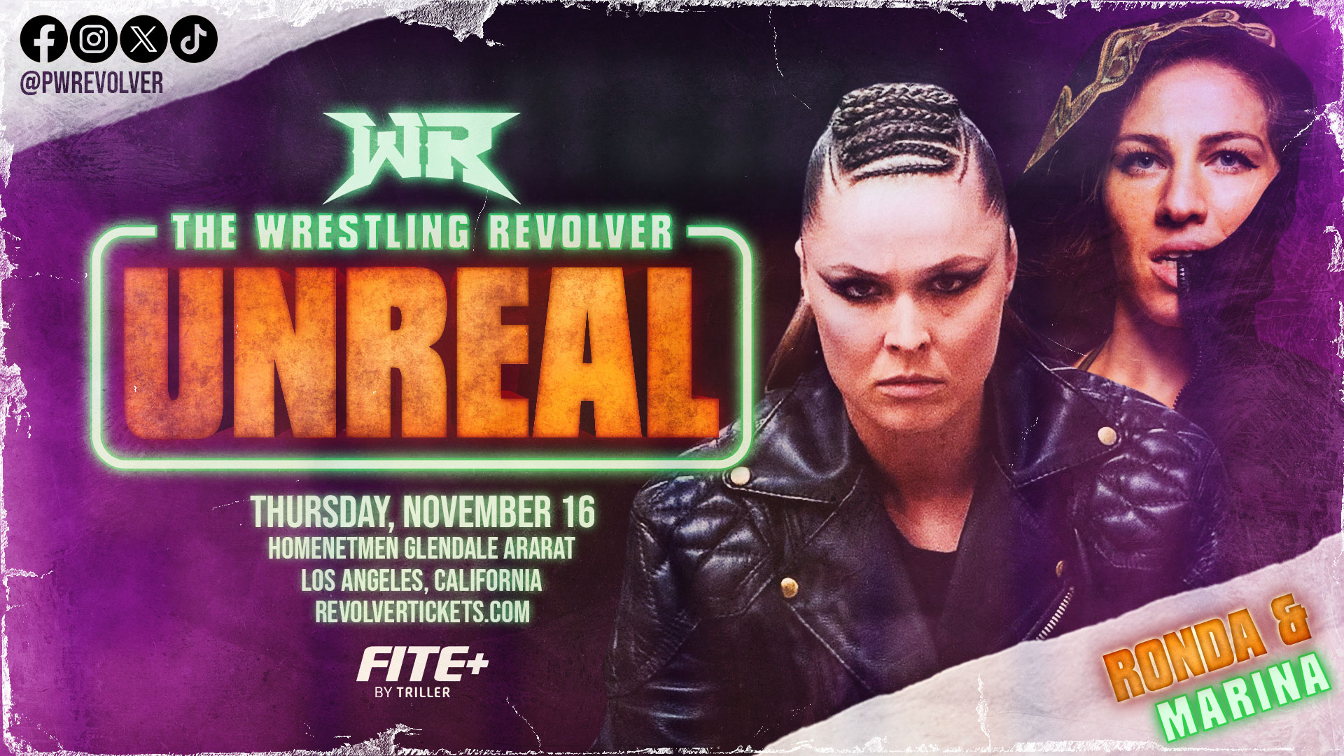 Ronda Rousey to team with Marina Shafir at Wrestling Revolver Unreal