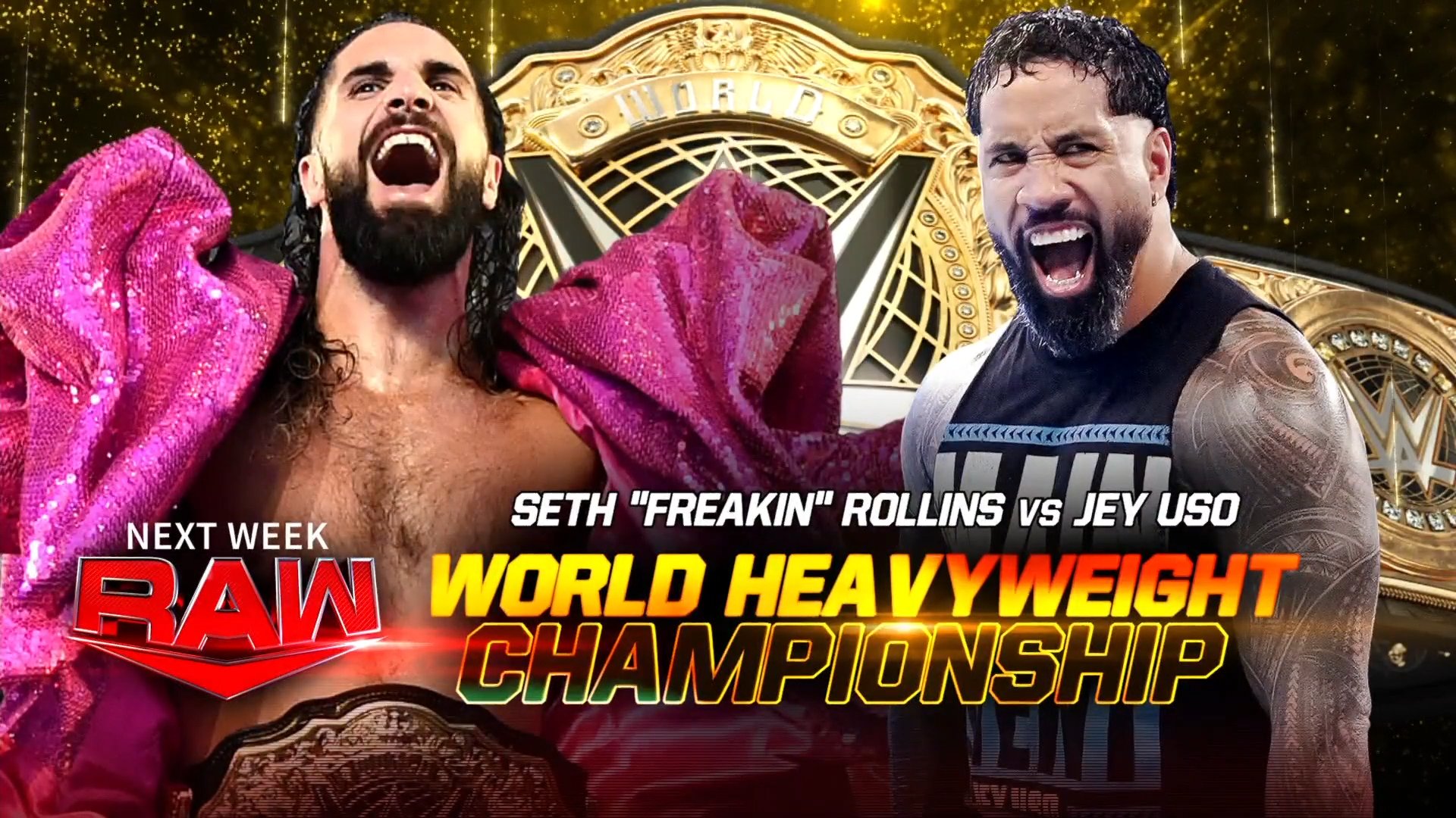 World Heavyweight title match set for next week’s WWE Raw