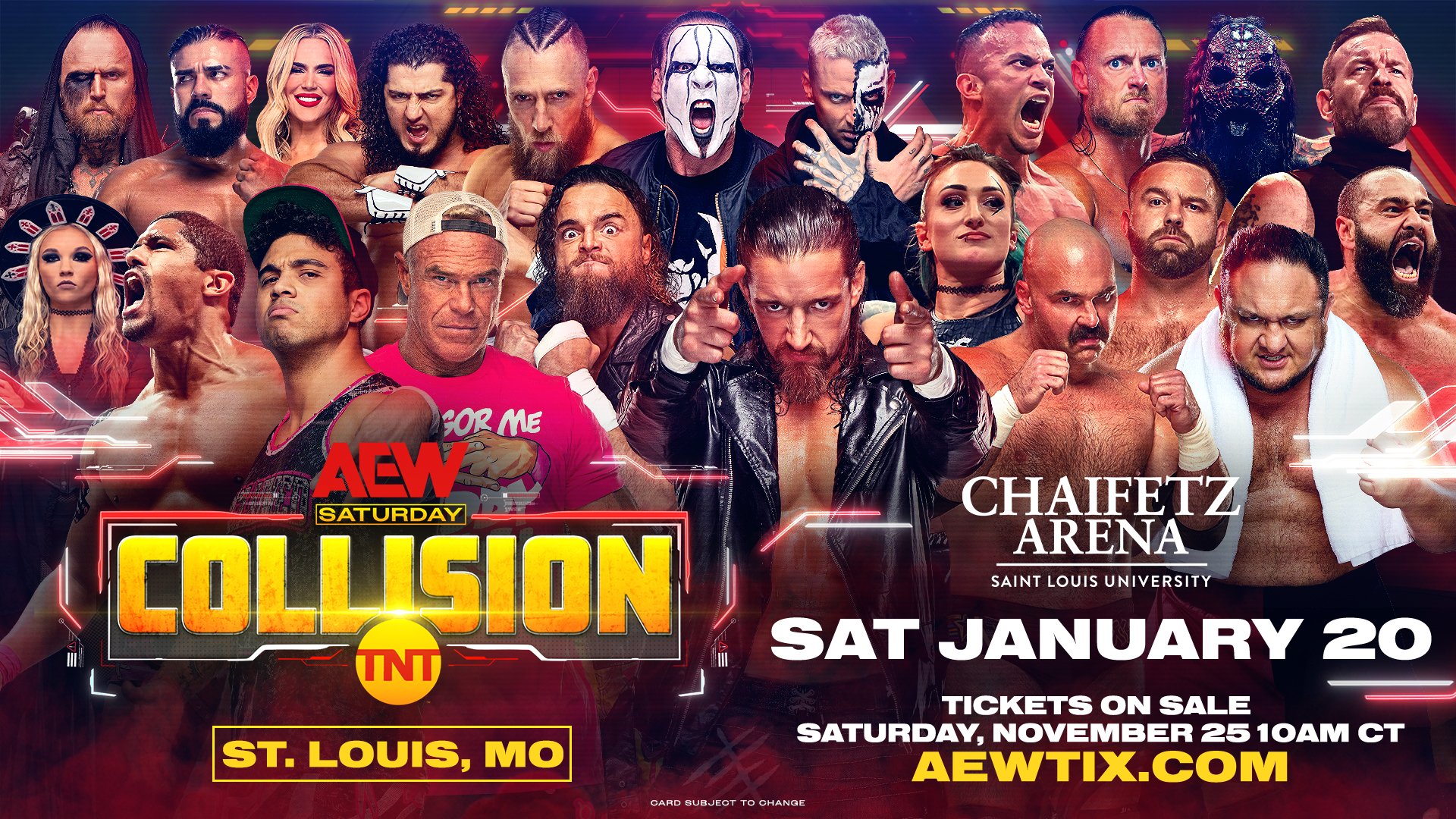 AEW adds Collision date to live event schedule