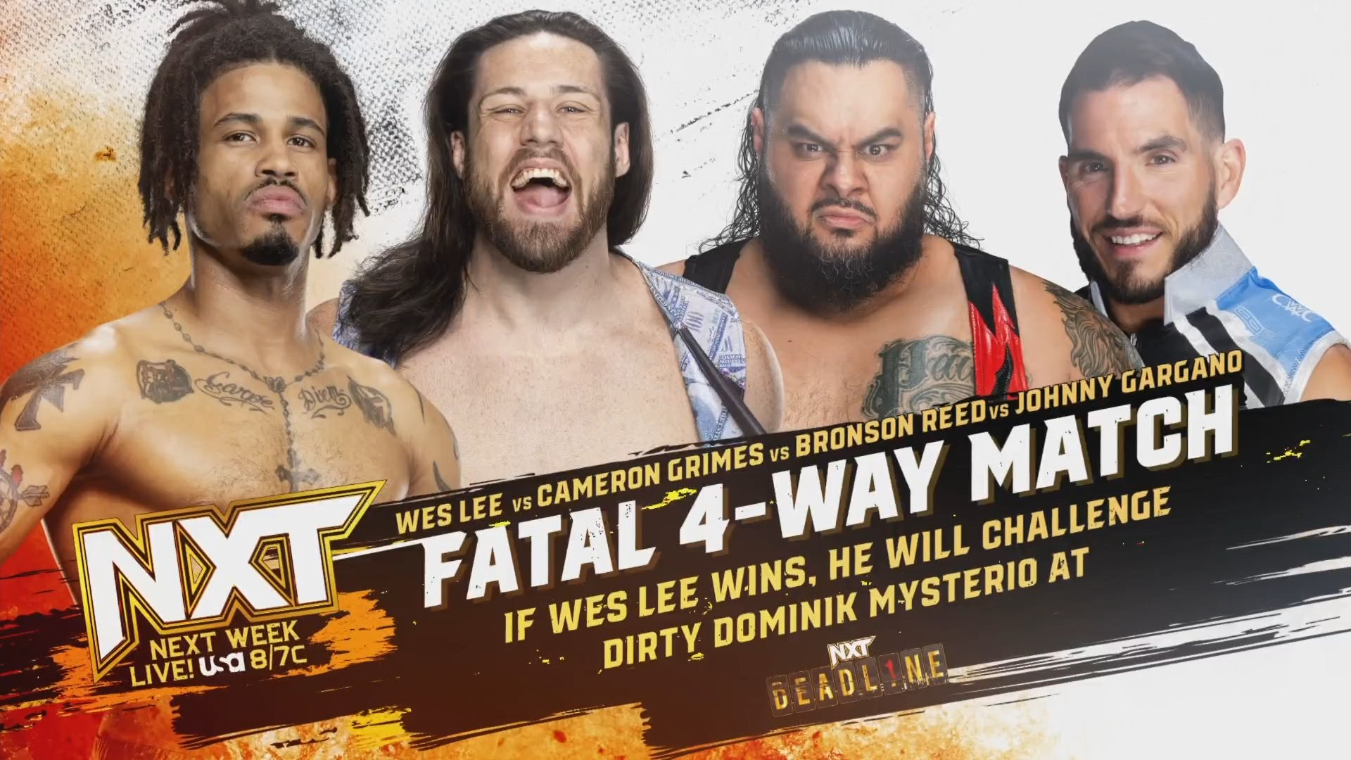Fatal four-way match set for next week’s WWE NXT