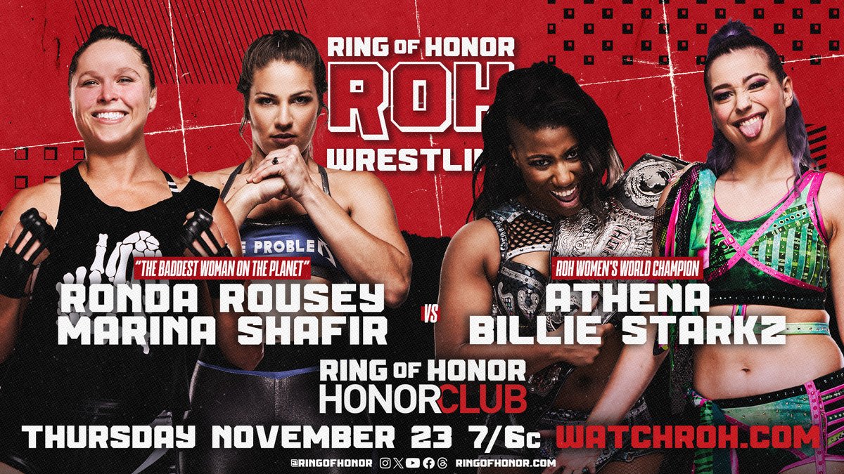 Ring of Honor TV results: Ronda Rousey’s ROH debut