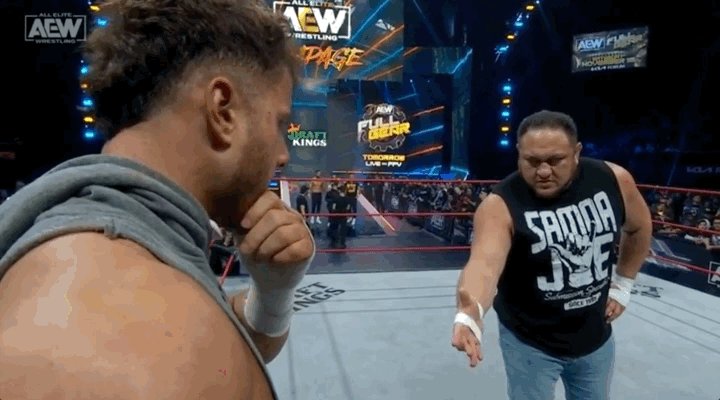 MJF agrees to team with Samoa Joe at AEW Full Gear Zero Hour