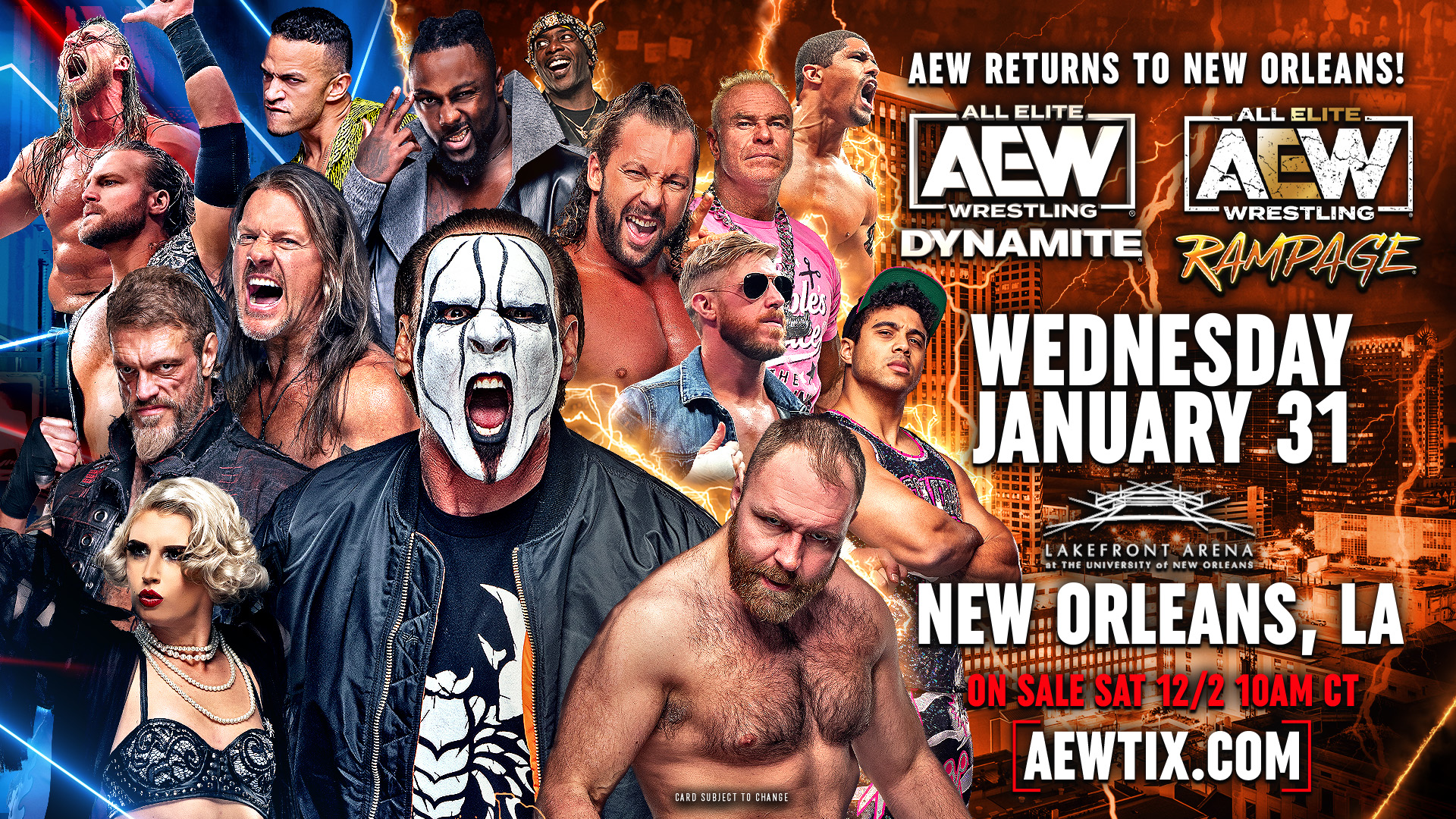 AEW adds new Dynamite/Collision dates to live event schedule