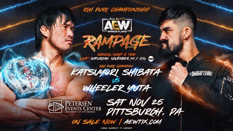 AEW Rampage live results: ROH Pure Championship match