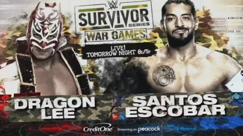 Dragon Lee to replace Carlito at WWE Survivor Series