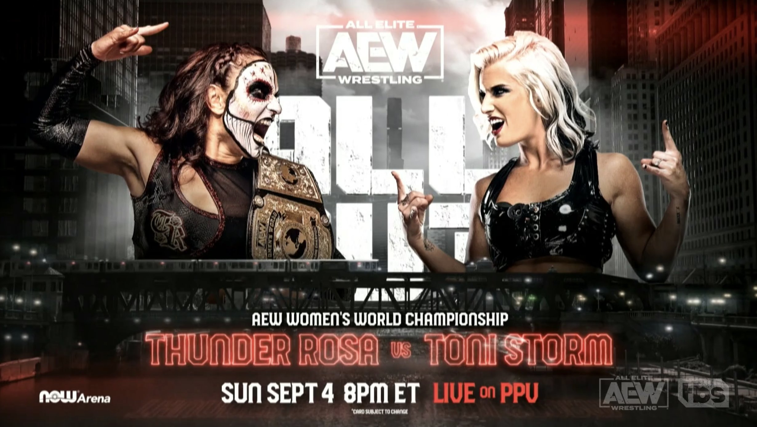 Thunder Rosa vs. Toni Storm title match set for AEW All Out