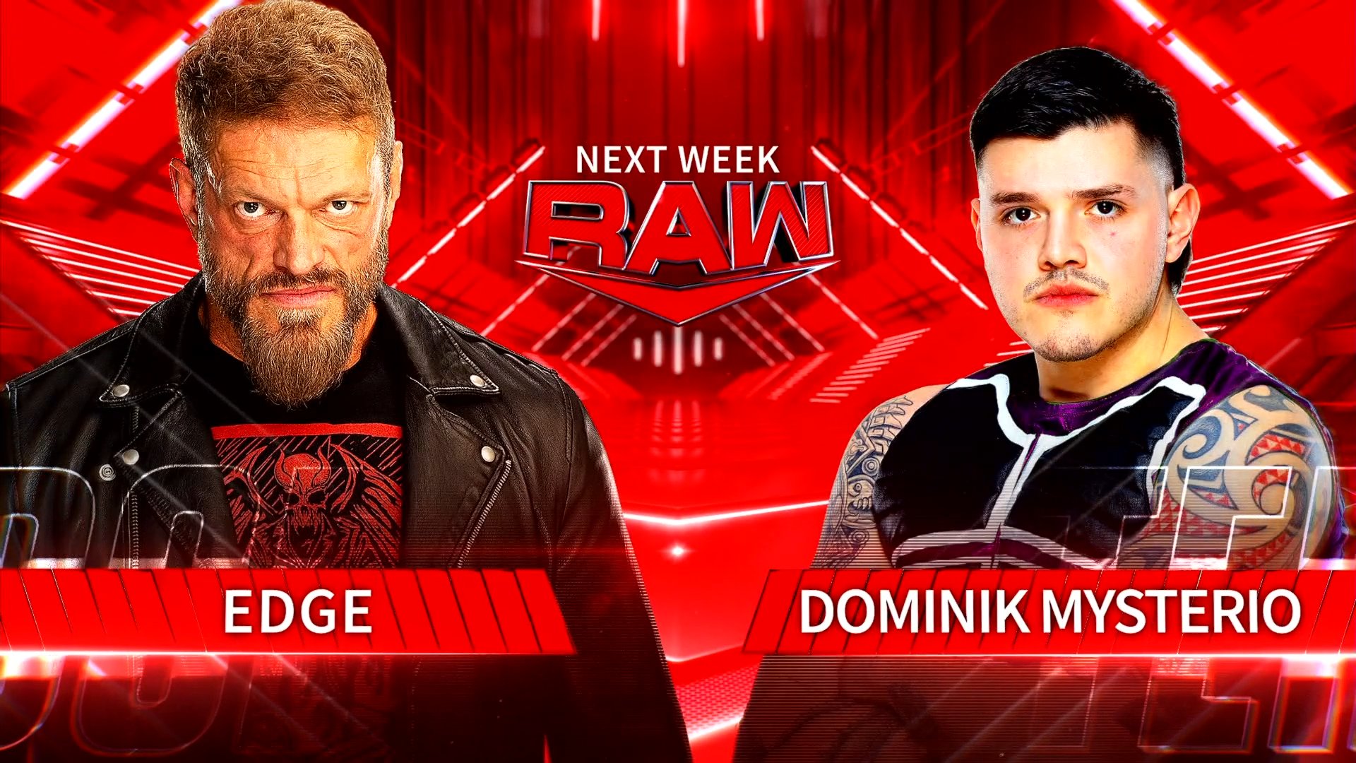 Edge vs. Dominik Mysterio set for next week’s WWE Raw