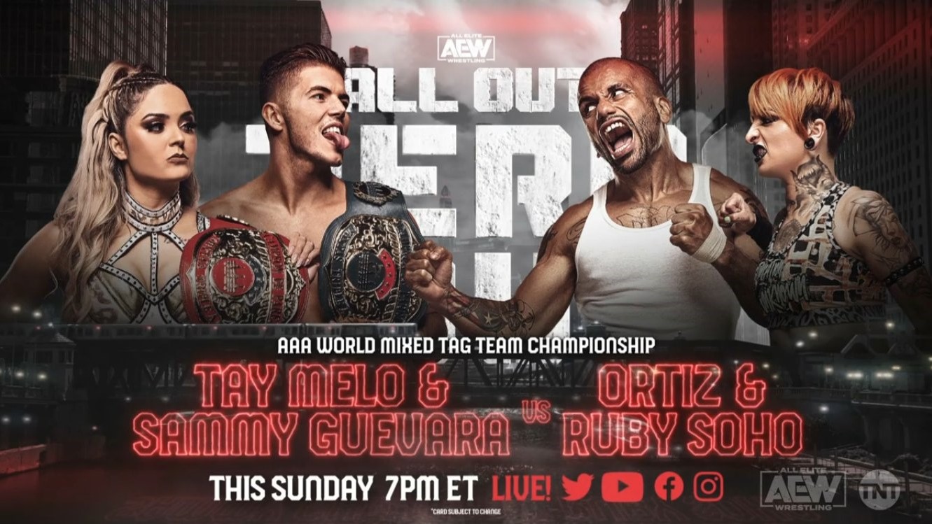AAA Mixed Tag Team title match added to AEW All Out Zero Hour