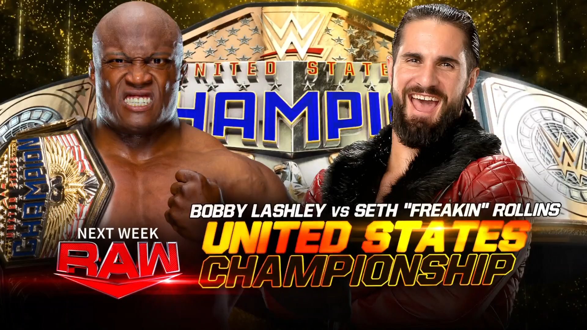 Lashley vs. Rollins US title match set for next week’s WWE Raw