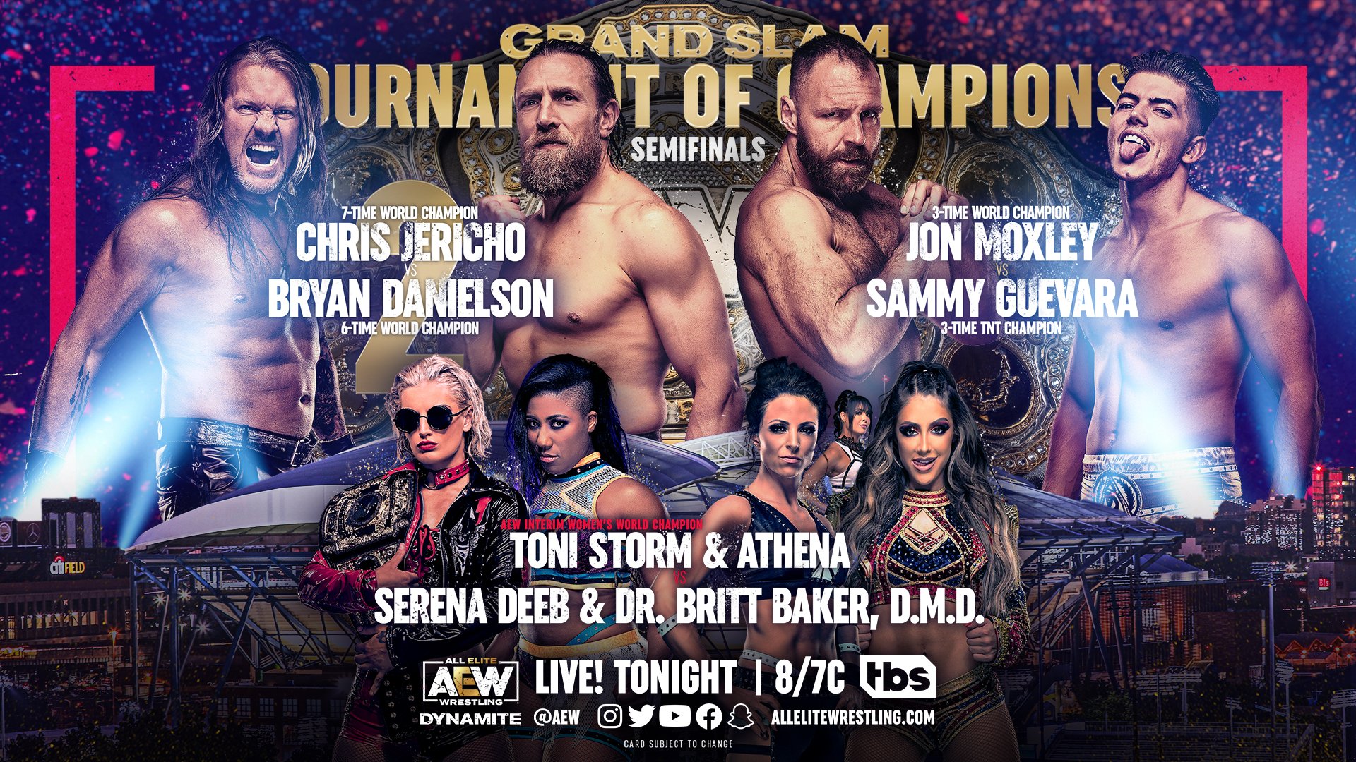 AEW Dynamite live results: Grand Slam Tournament of Champions semifinals