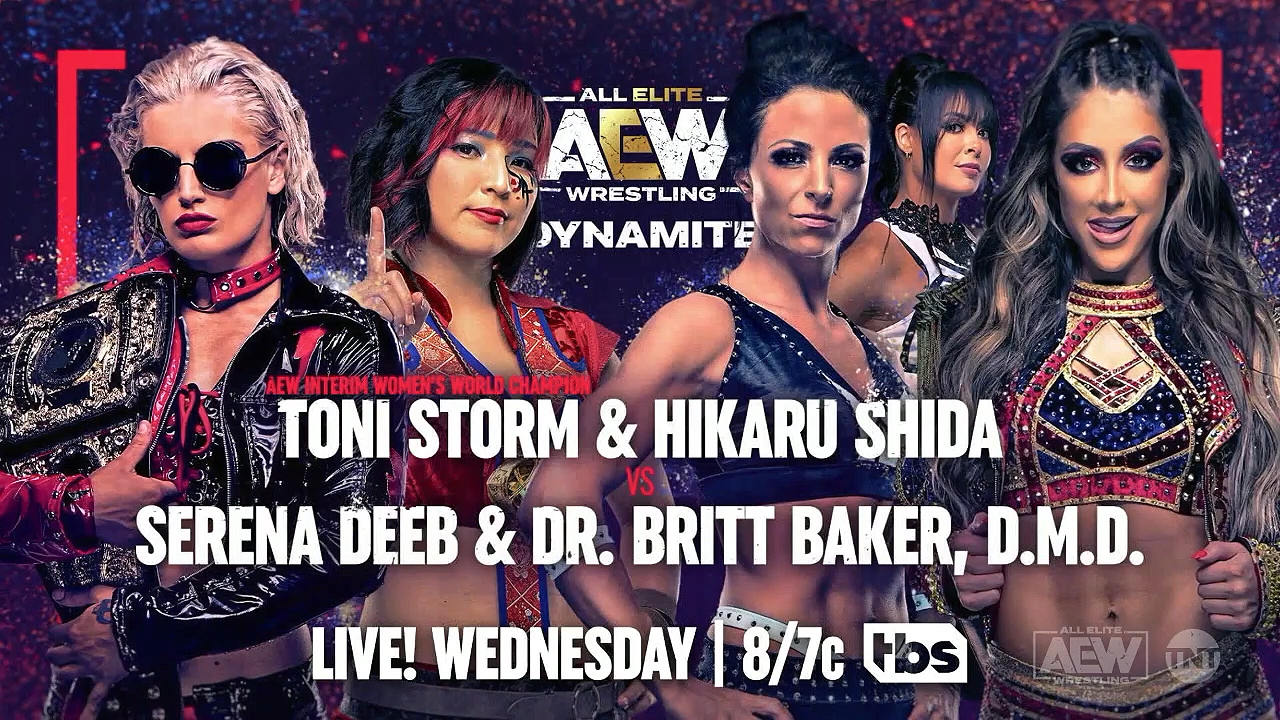 Storm & Shida vs. Baker & Deeb added to AEW Dynamite