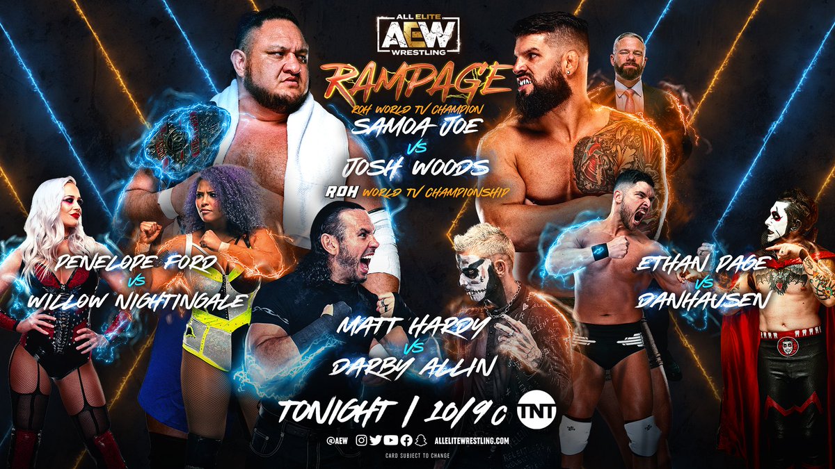Bryan & Vinny Show: Rampage with a great Joe vs. Josh Woods main event, weekly live Q&A!