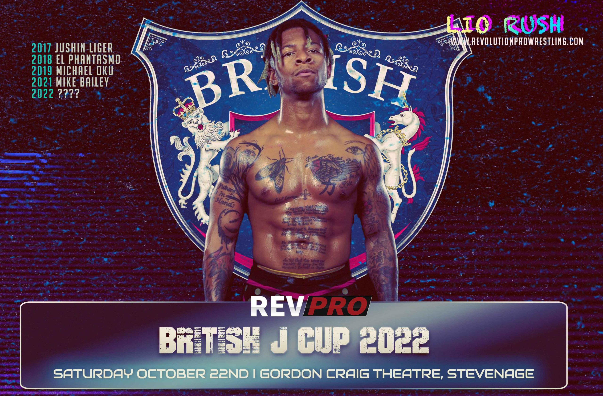 Lio Rush announces he’s cleared to return to the ring