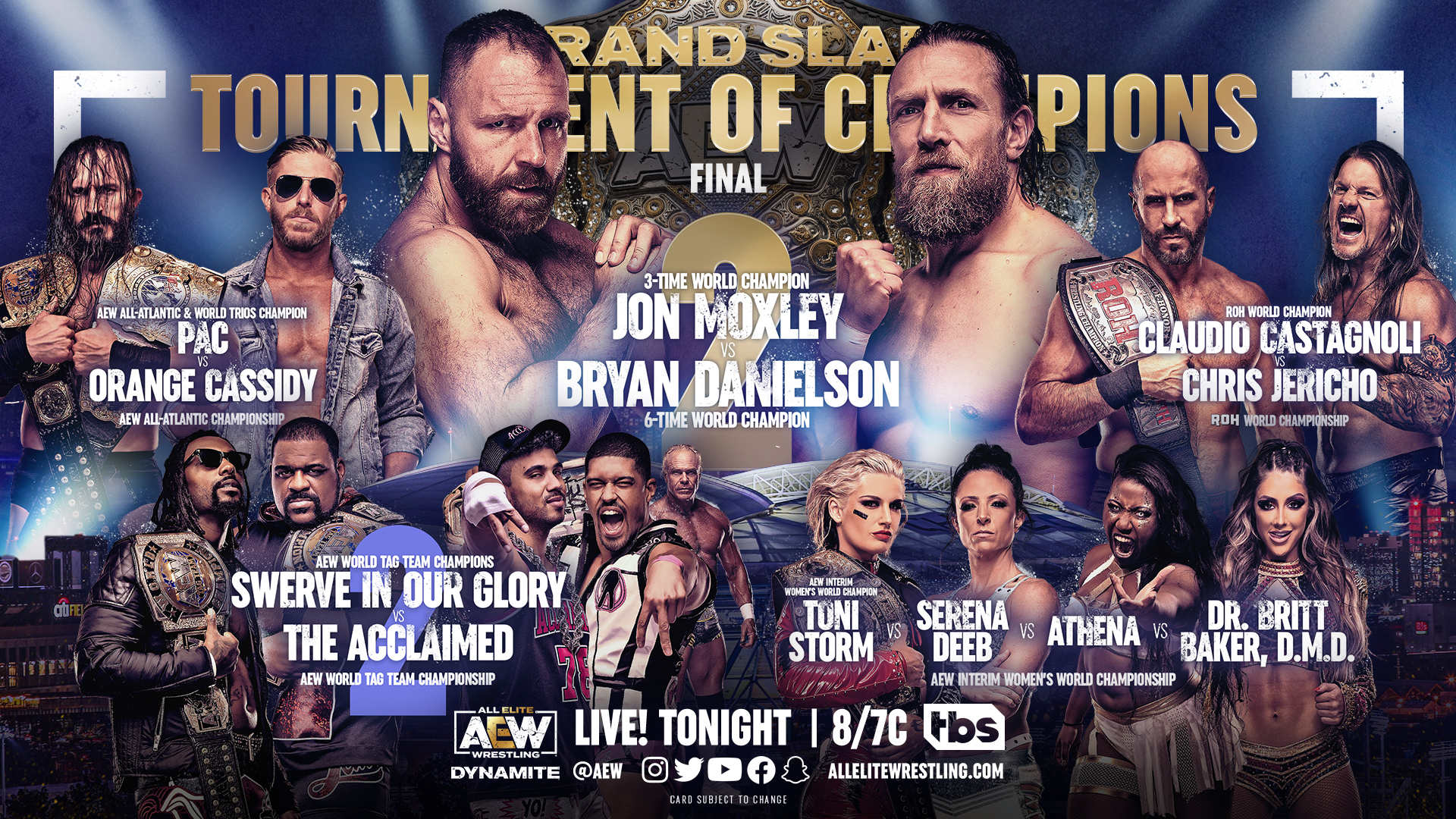 AEW Dynamite Grand Slam live results: Moxley vs. Danielson World title match