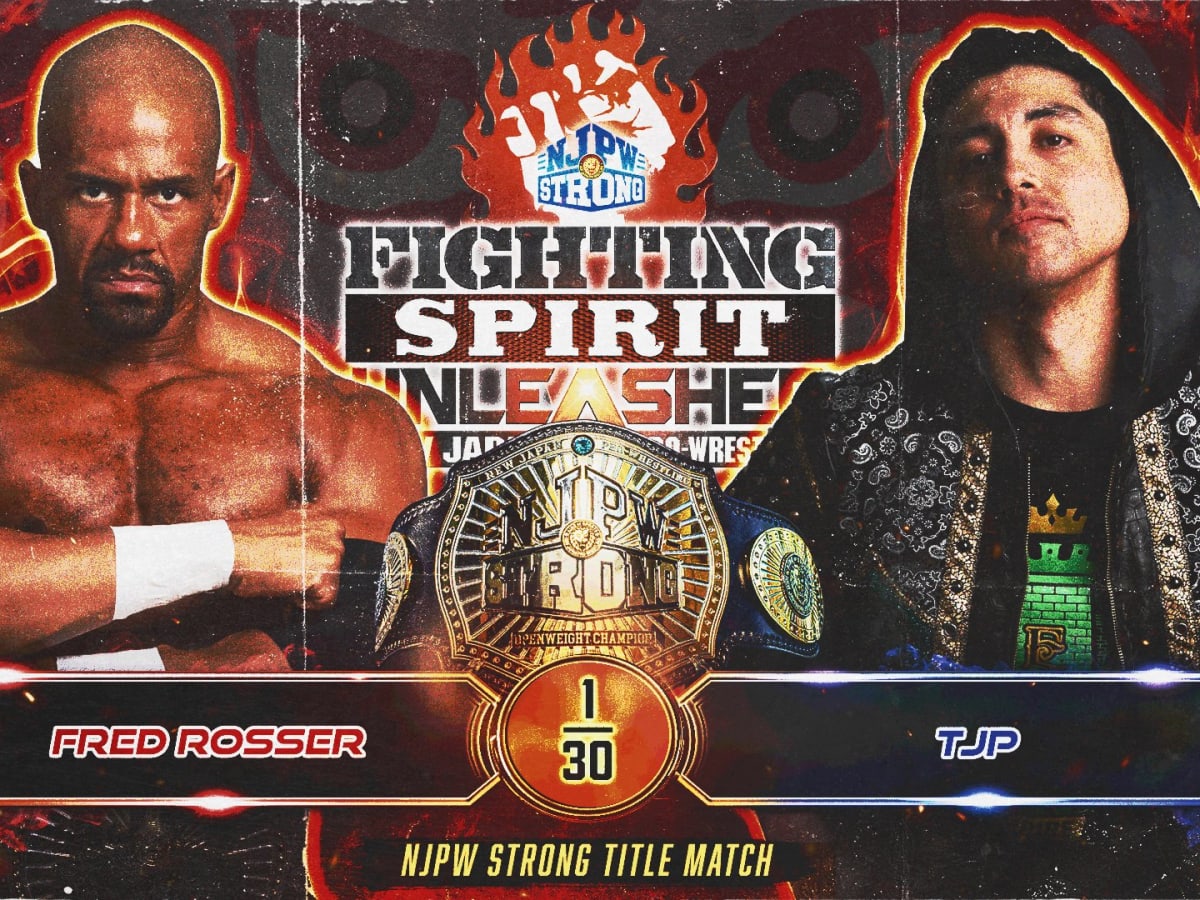 Fred Rosser vs. TJP title match set for this week’s NJPW Strong