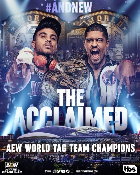 The Acclaimed crowned AEW World Tag Team Champions at Dynamite Grand Slam