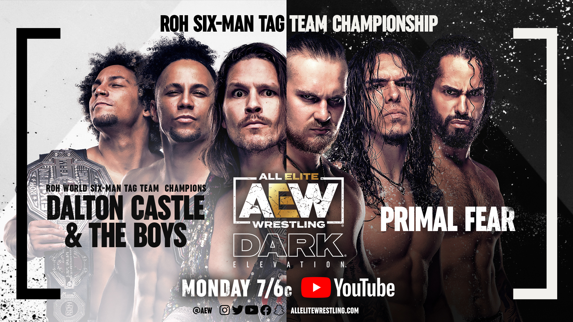 ROH Six-Man Tag Team title match set for AEW Dark: Elevation
