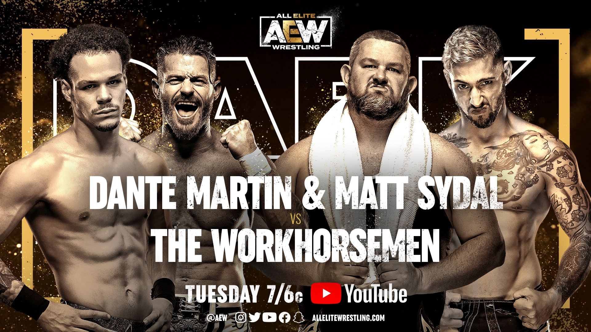 AEW Dark results: Dante Martin & Matt Sydal vs. The WorkHorsemen