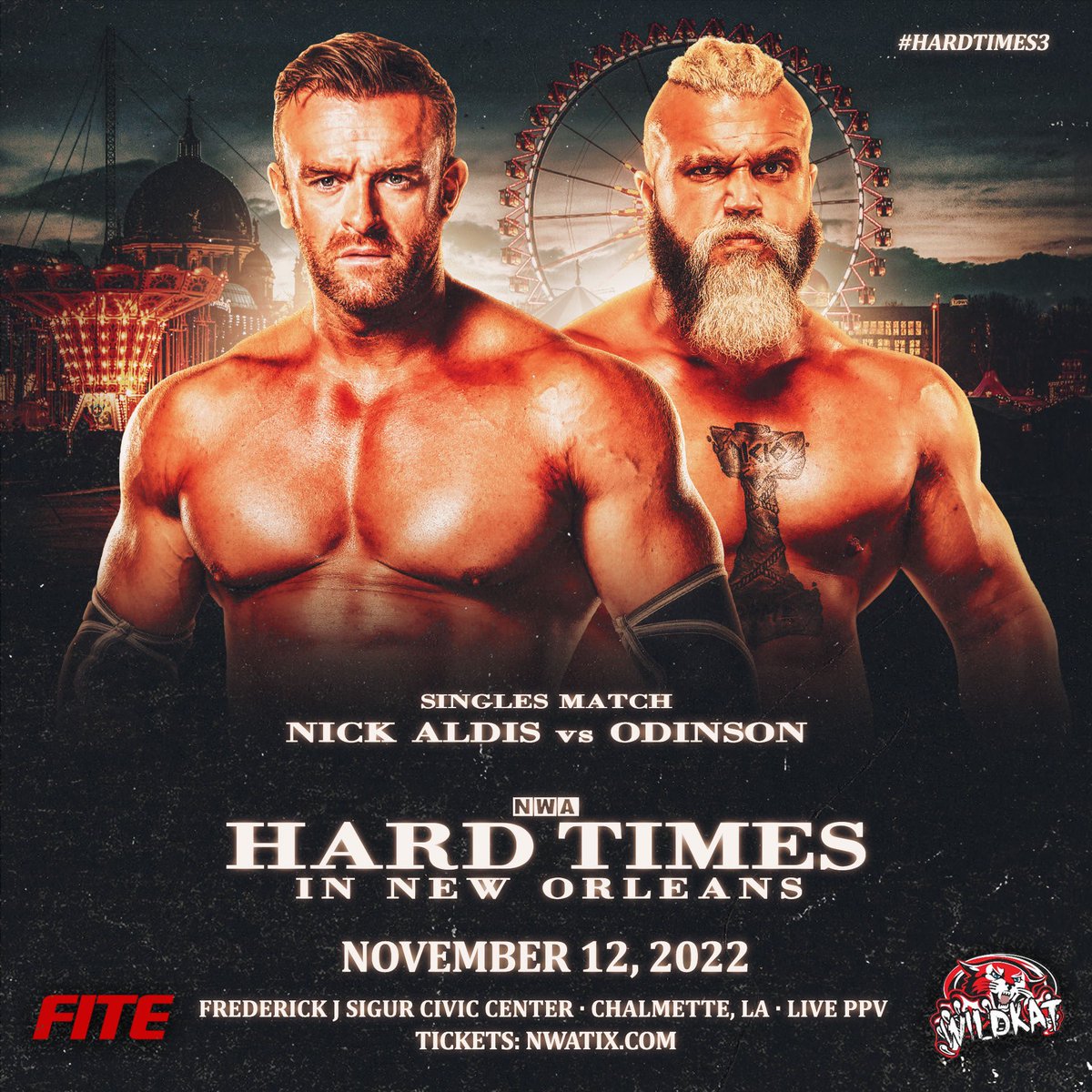 Nick Aldis vs. Odinson set for NWA Hard Times 3