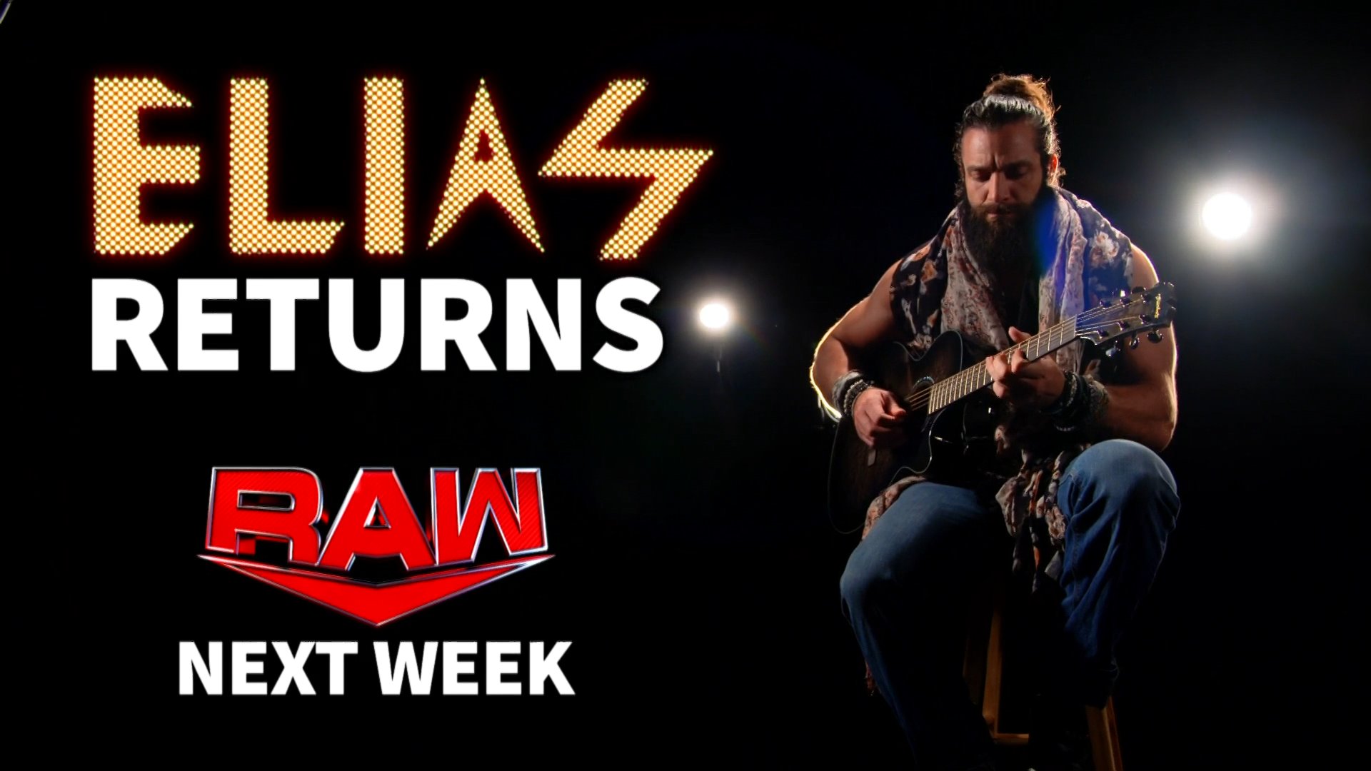 Elias set to return on next week’s WWE Raw