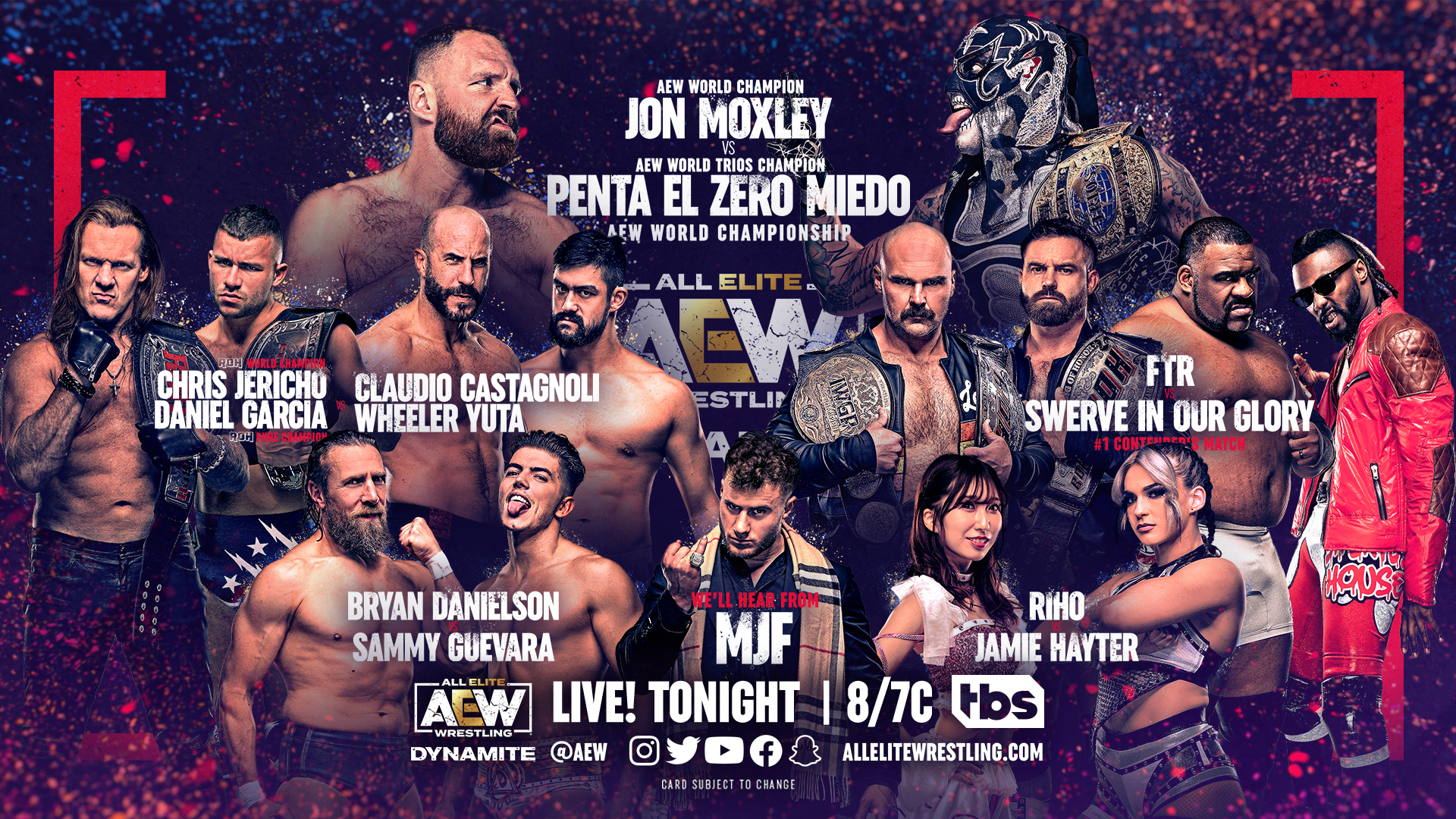 AEW Dynamite live results: Jon Moxley vs. Penta El Zero Miedo World title match