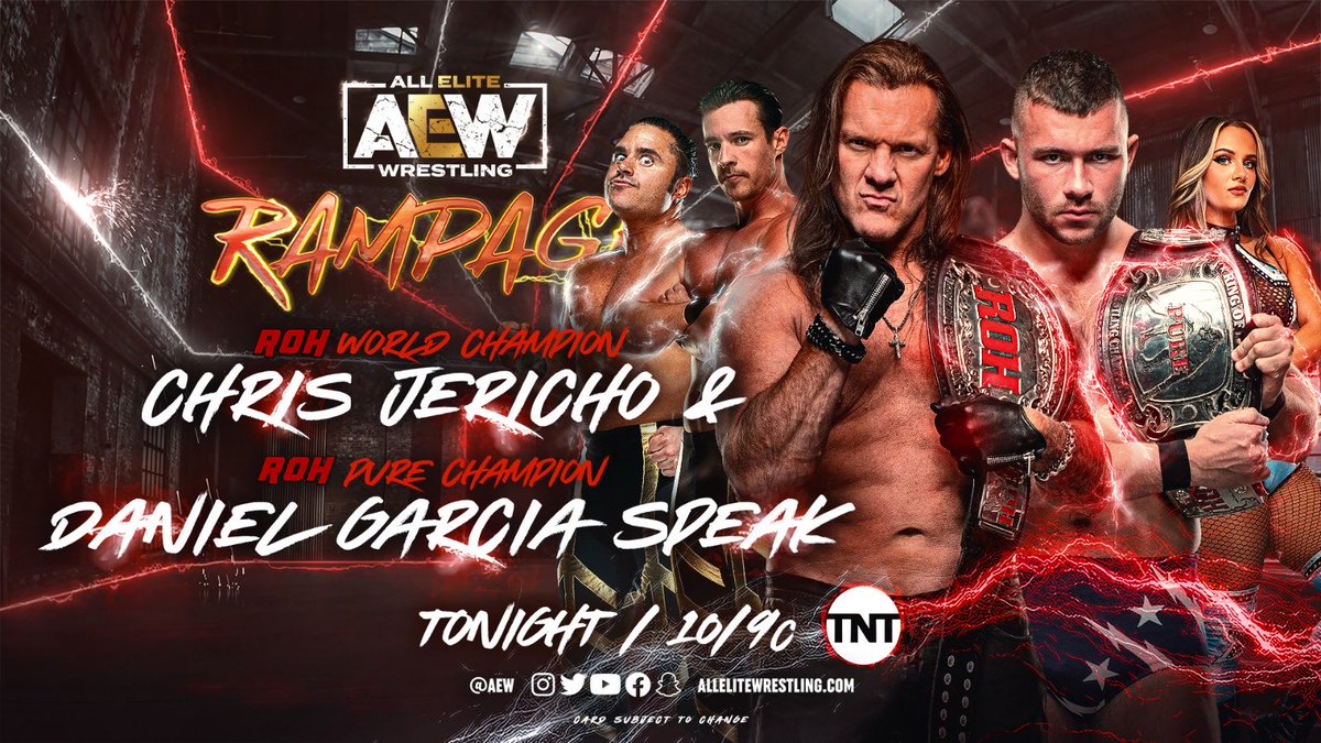 Chris Jericho & Daniel Garcia segment announced for AEW Rampage