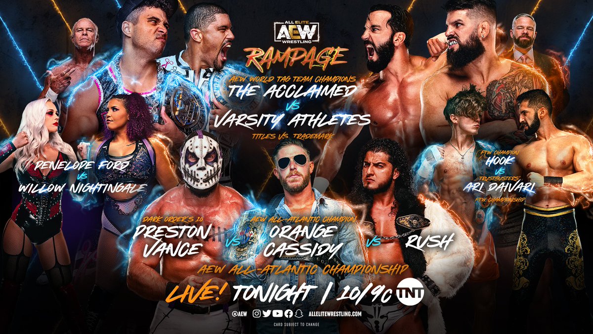 AEW Rampage viewership up, 18-49 demo rating down